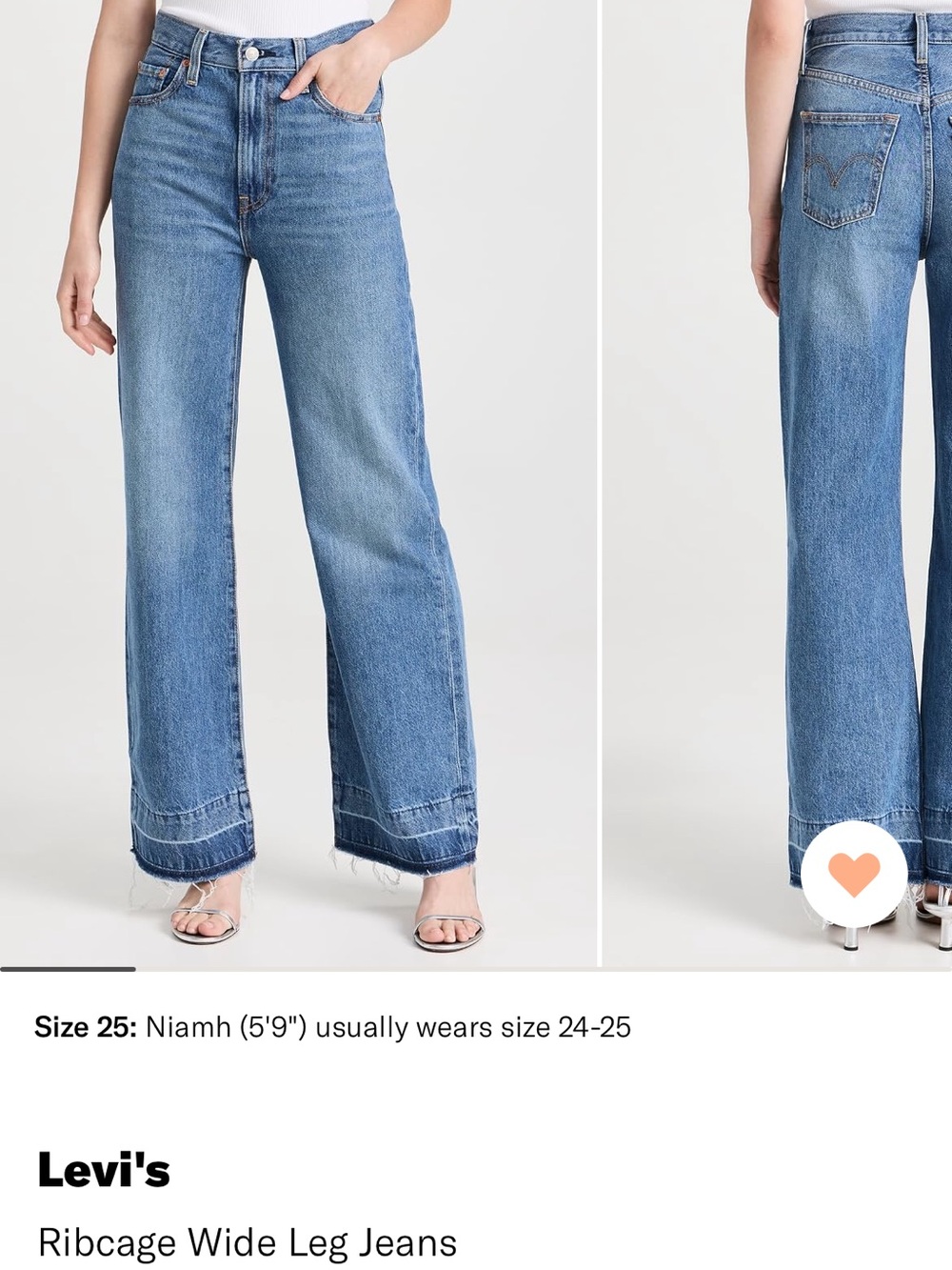 Levi’s Ribcage Wide Leg Jean